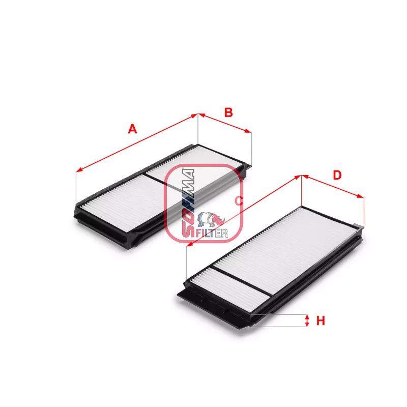 Filtre, air de l'habitacle SOFIMA S 3120 C