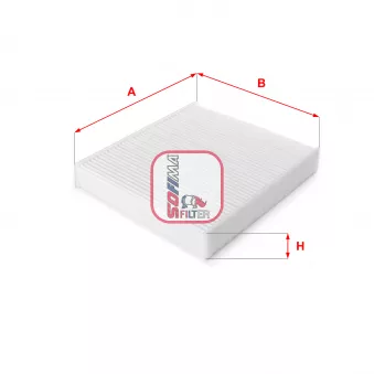 Filtre, air de l'habitacle SOFIMA S 3129 C