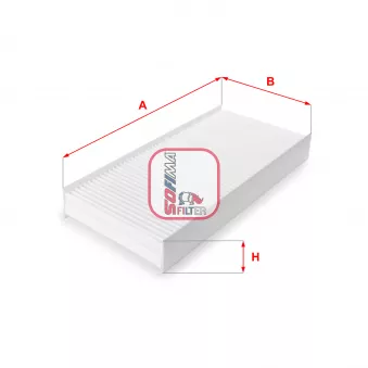 Filtre, air de l'habitacle SOFIMA S 3136 C