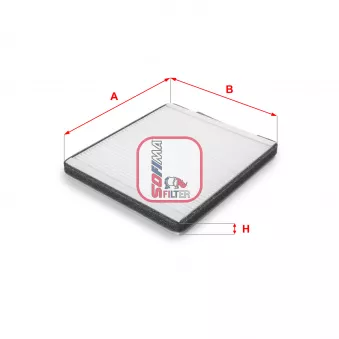 Filtre, air de l'habitacle SOFIMA S 3141 C
