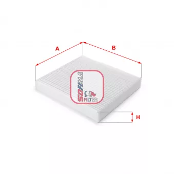 Filtre, air de l'habitacle SOFIMA S 3147 C