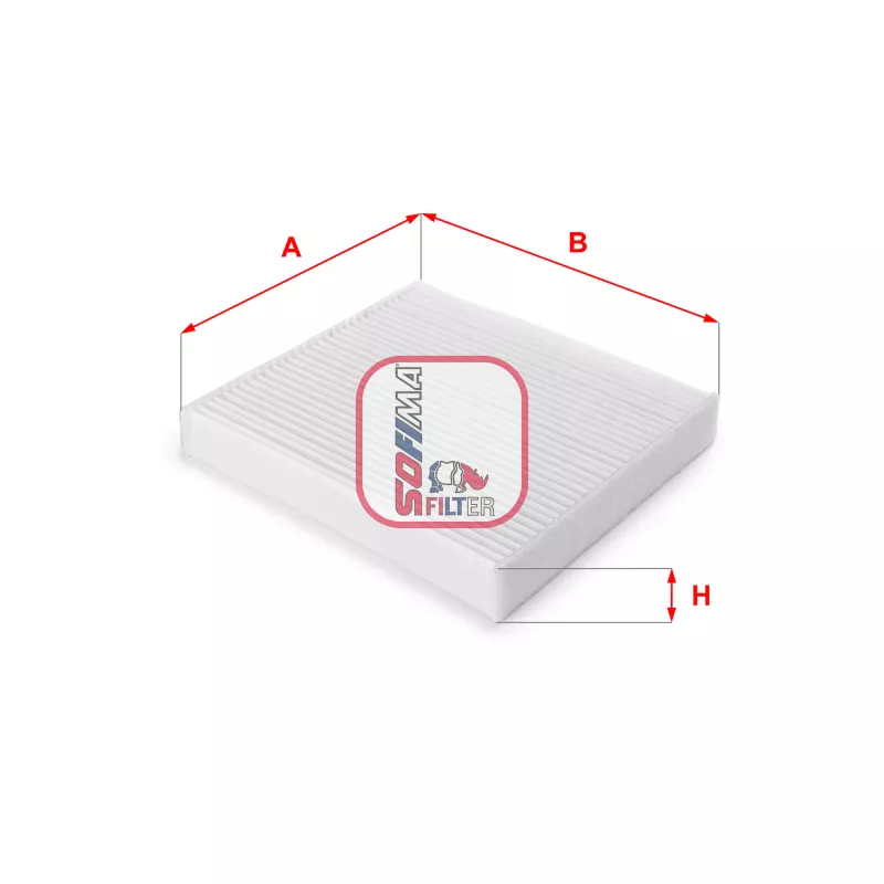 Filtre, air de l'habitacle SOFIMA S 3147 C