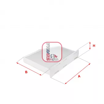 Filtre, air de l'habitacle SOFIMA S 3148 C