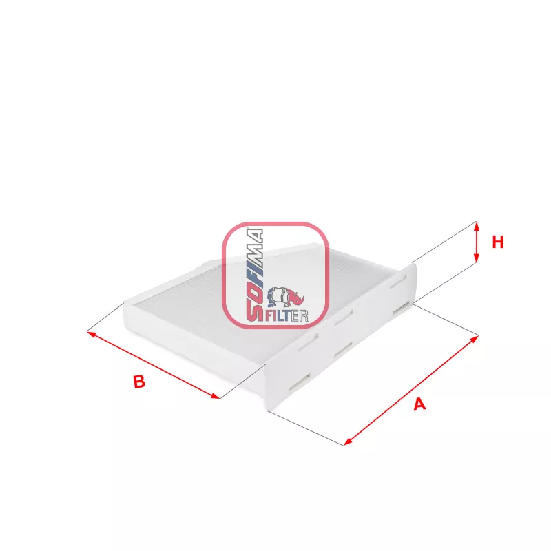 Filtre, air de l'habitacle SOFIMA S 3148 C