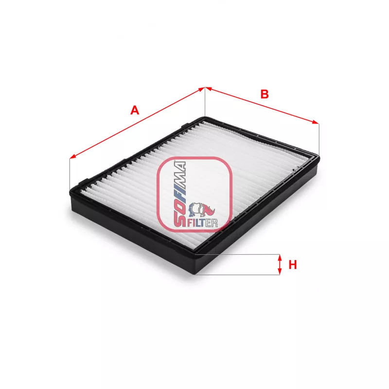 Filtre, air de l'habitacle SOFIMA S 3151 C