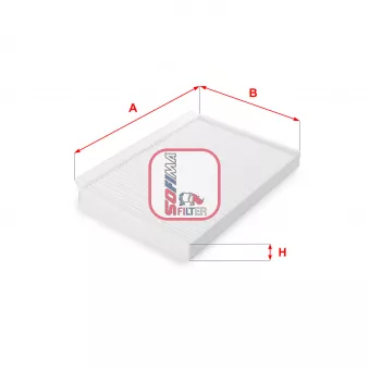 Filtre, air de l'habitacle SOFIMA S 3152 C