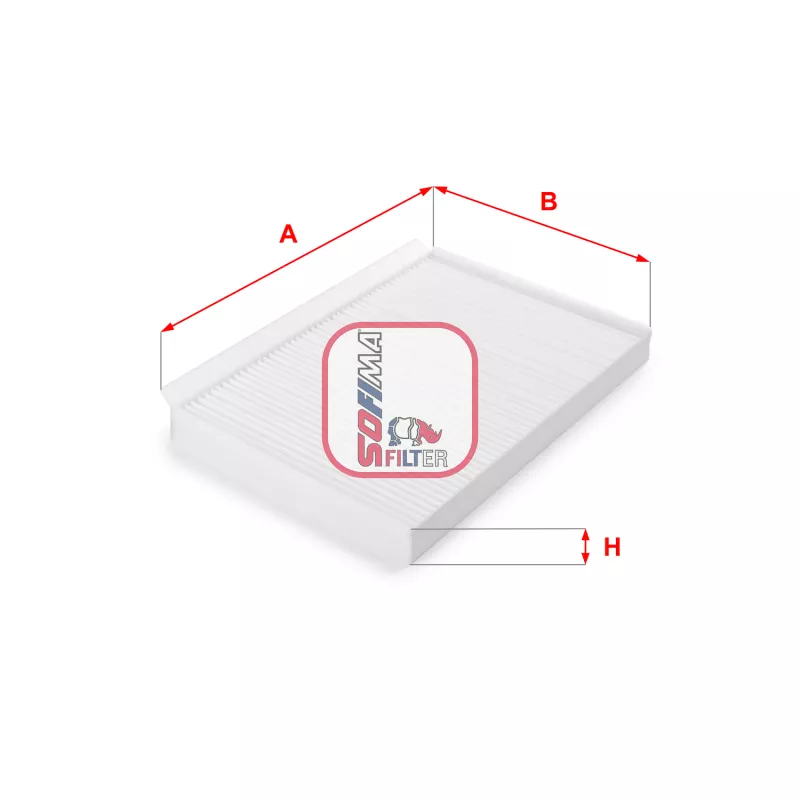 Filtre, air de l'habitacle SOFIMA S 3152 C