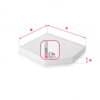 Filtre, air de l'habitacle SOFIMA S 3153 C