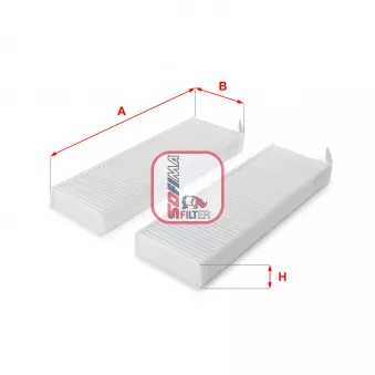 Filtre, air de l'habitacle SOFIMA S 3154 C