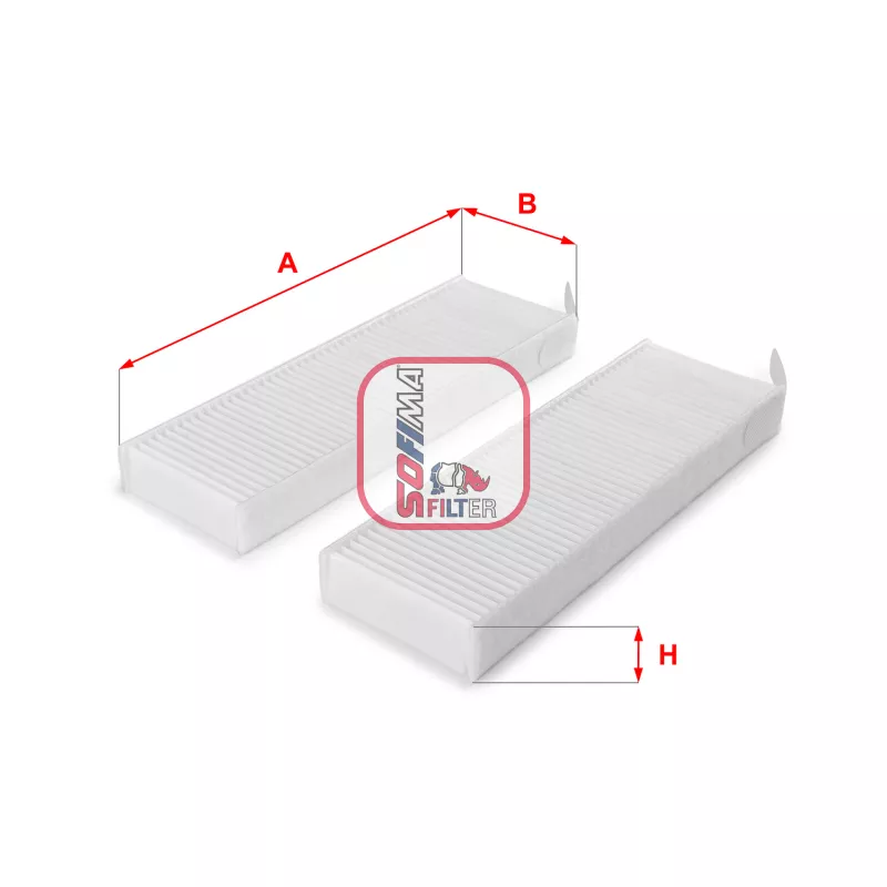 Filtre, air de l'habitacle SOFIMA S 3154 C
