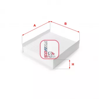 Filtre, air de l'habitacle SOFIMA S 3157 C