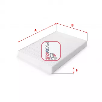 Filtre, air de l'habitacle SOFIMA S 3161 C