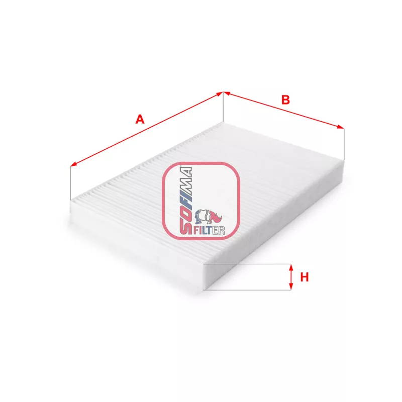 Filtre, air de l'habitacle SOFIMA S 3161 C