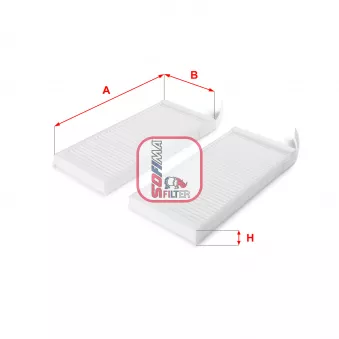 Filtre, air de l'habitacle SOFIMA S 3164 C