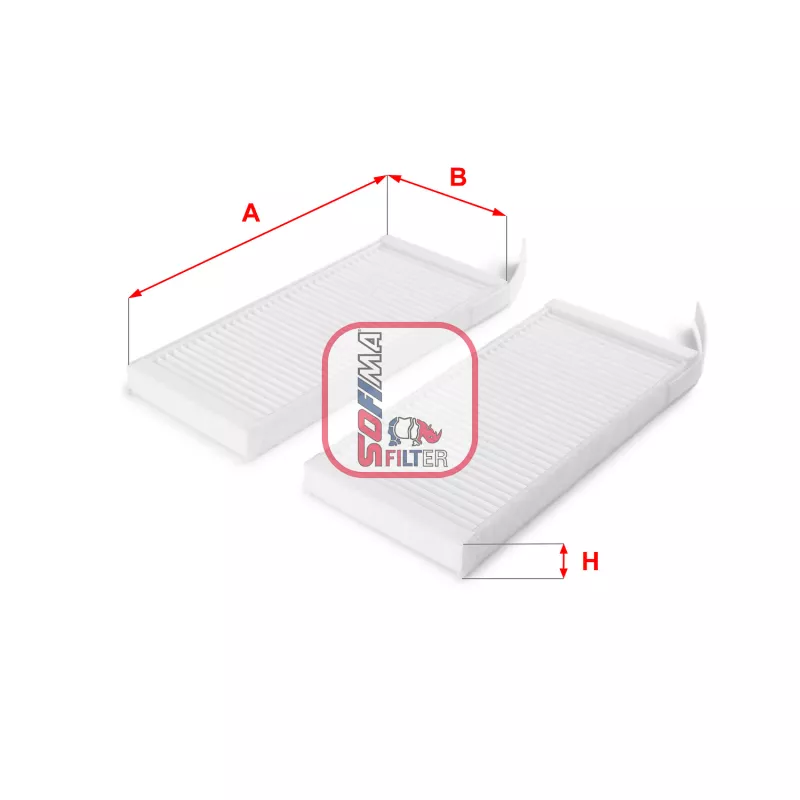 Filtre, air de l'habitacle SOFIMA S 3164 C
