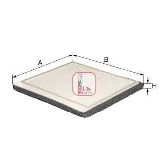 Filtre, air de l'habitacle SOFIMA S 3188 C