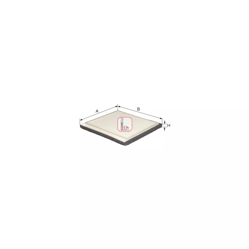 Filtre, air de l'habitacle SOFIMA S 3188 C