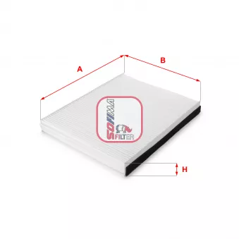 Filtre, air de l'habitacle SOFIMA S 3189 C