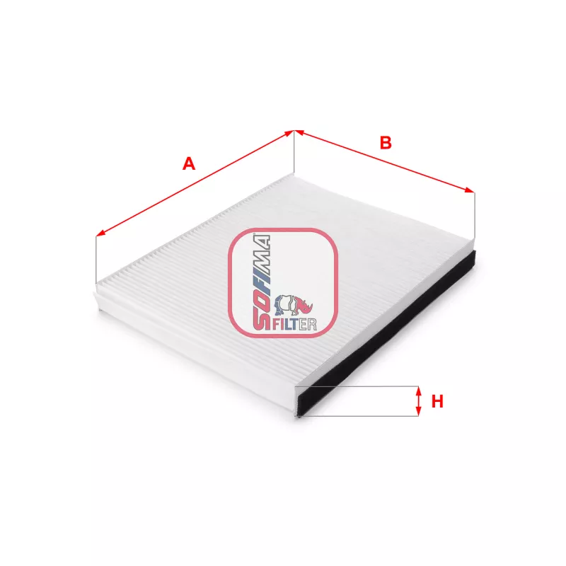 Filtre, air de l'habitacle SOFIMA S 3189 C