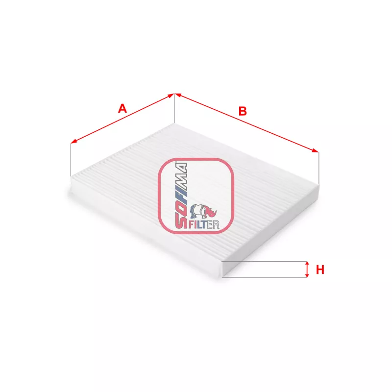 Filtre, air de l'habitacle SOFIMA S 3191 C