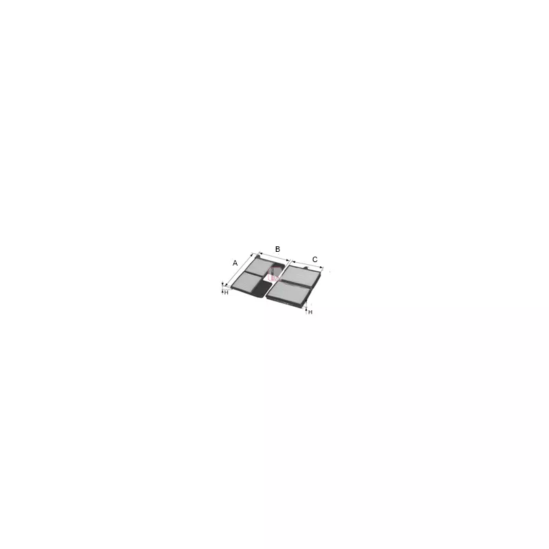 Filtre, air de l'habitacle SOFIMA S 3197 C