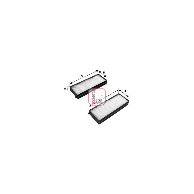 Filtre, air de l'habitacle SOFIMA S 3201 C