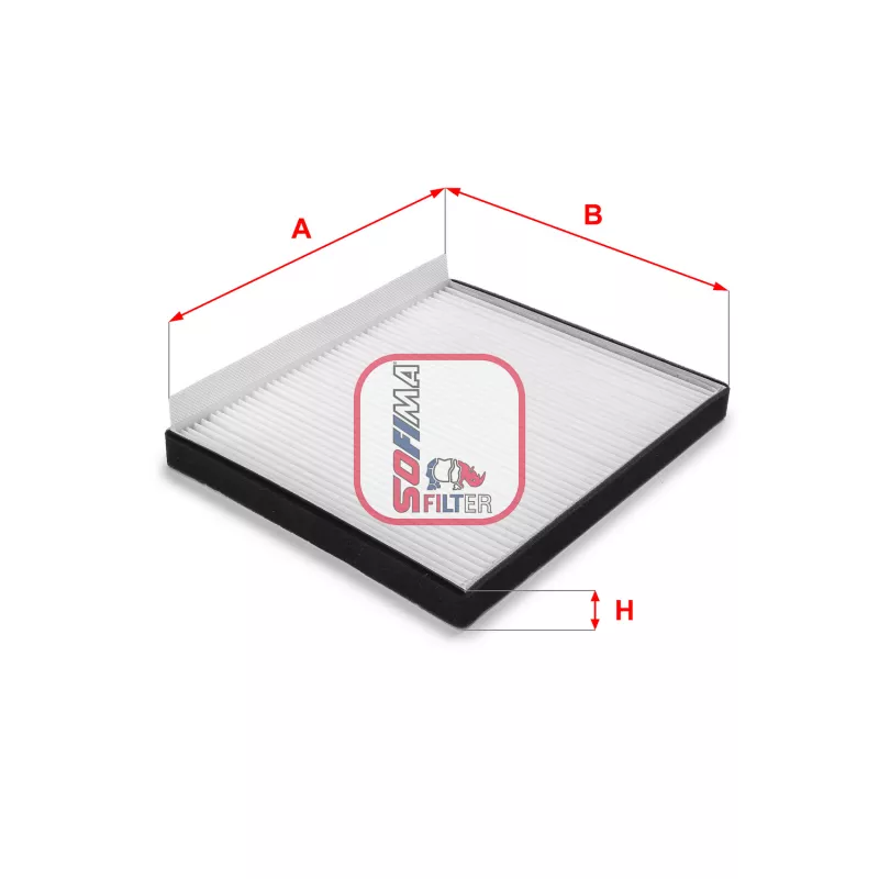 Filtre, air de l'habitacle SOFIMA S 3208 C