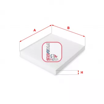 Filtre, air de l'habitacle SOFIMA S 3209 C