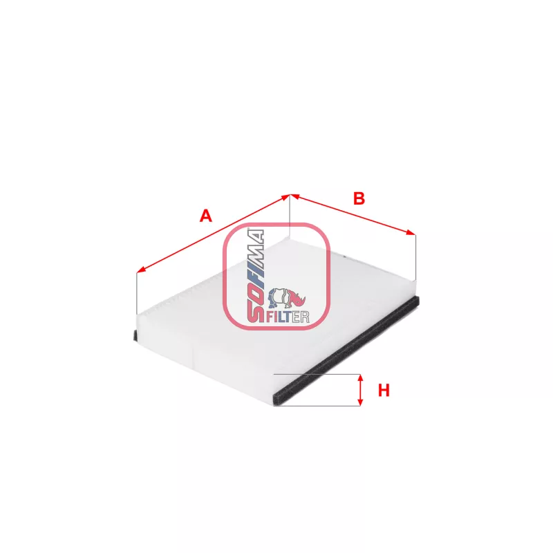Filtre, air de l'habitacle SOFIMA S 3211 C