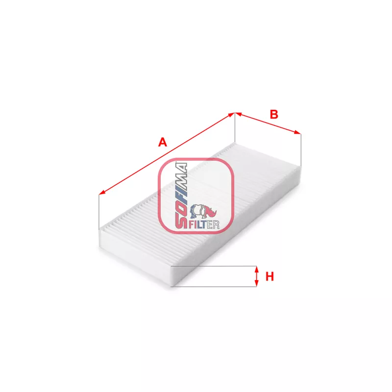 Filtre, air de l'habitacle SOFIMA S 3214 C