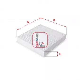Filtre, air de l'habitacle SOFIMA S 3218 C