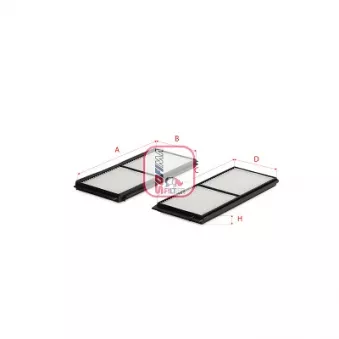 Filtre, air de l'habitacle SOFIMA S 3219 C