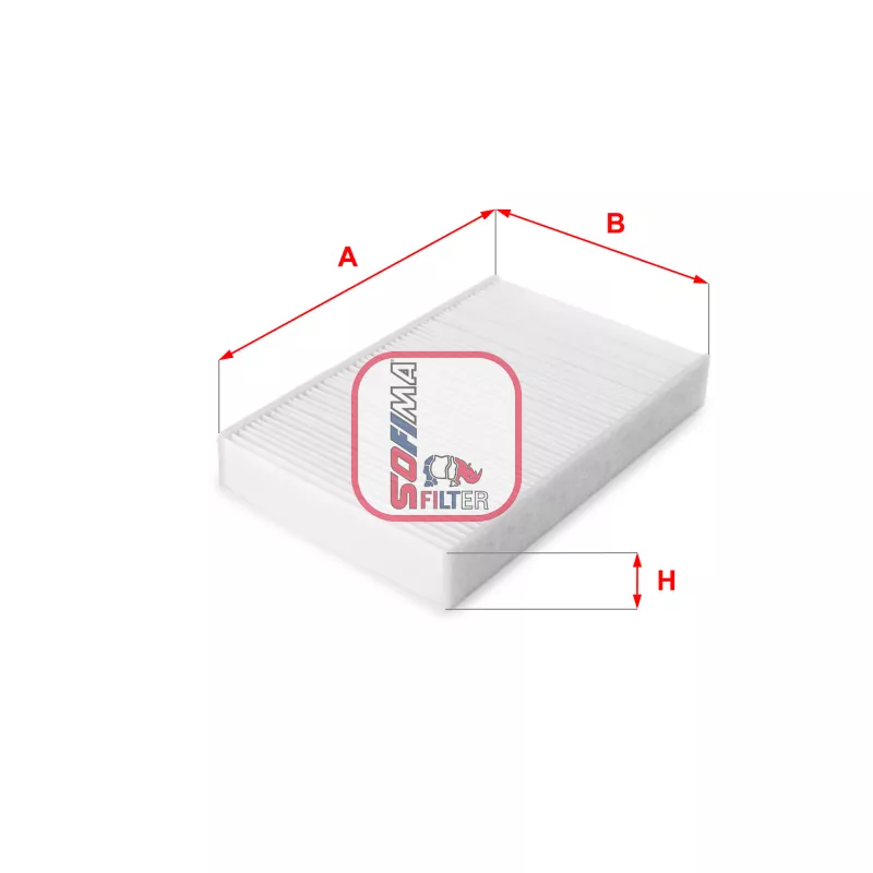 Filtre, air de l'habitacle SOFIMA S 3223 C