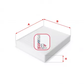 Filtre, air de l'habitacle SOFIMA S 3224 C