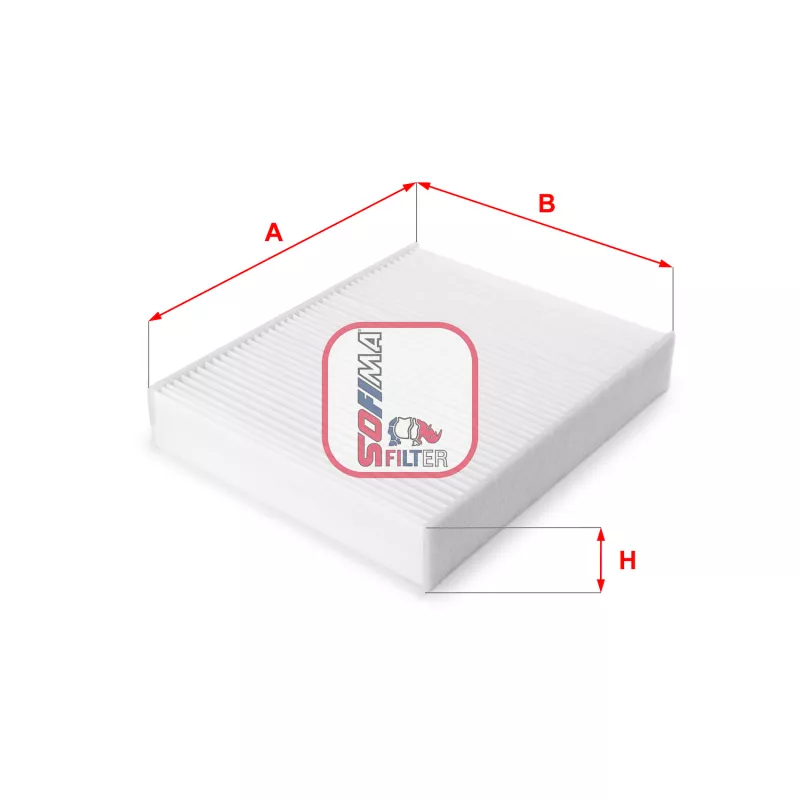 Filtre, air de l'habitacle SOFIMA S 3224 C