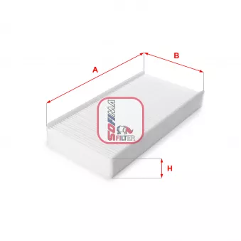 Filtre, air de l'habitacle SOFIMA S 3227 C