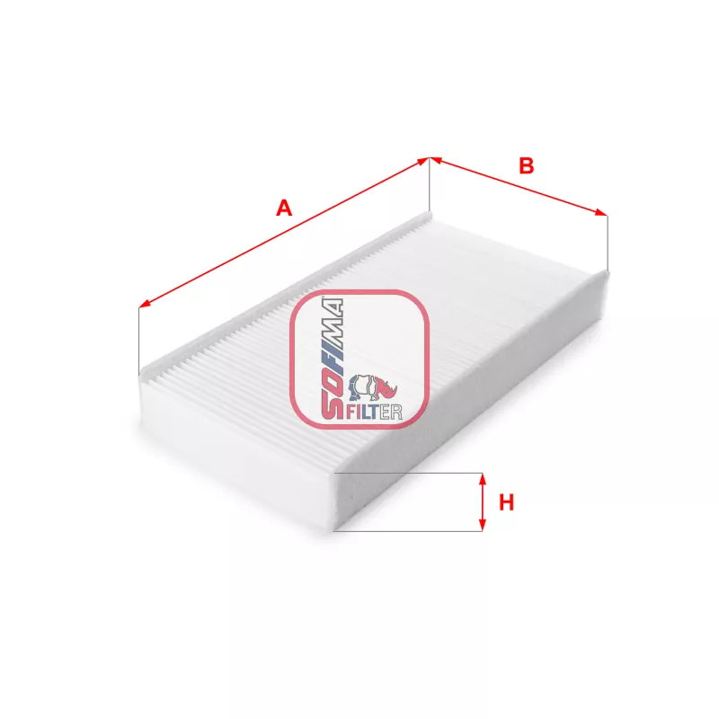 Filtre, air de l'habitacle SOFIMA S 3227 C