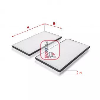 Filtre, air de l'habitacle SOFIMA S 3228 C