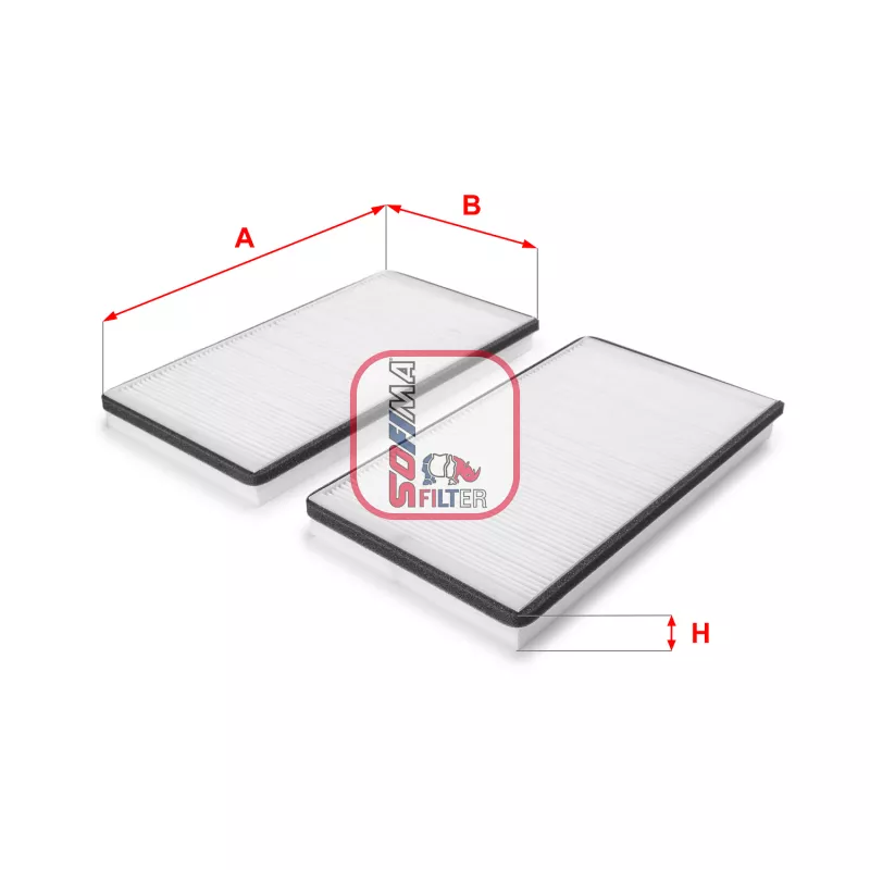 Filtre, air de l'habitacle SOFIMA S 3228 C