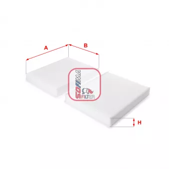 Filtre, air de l'habitacle SOFIMA S 3229 C