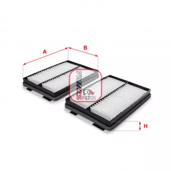 Filtre, air de l'habitacle SOFIMA S 3234 C