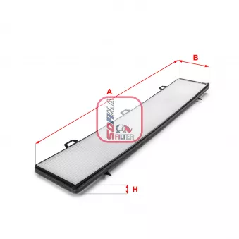 Filtre, air de l'habitacle SOFIMA S 3236 C