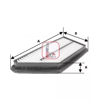 Filtre à air SOFIMA S 3237 A