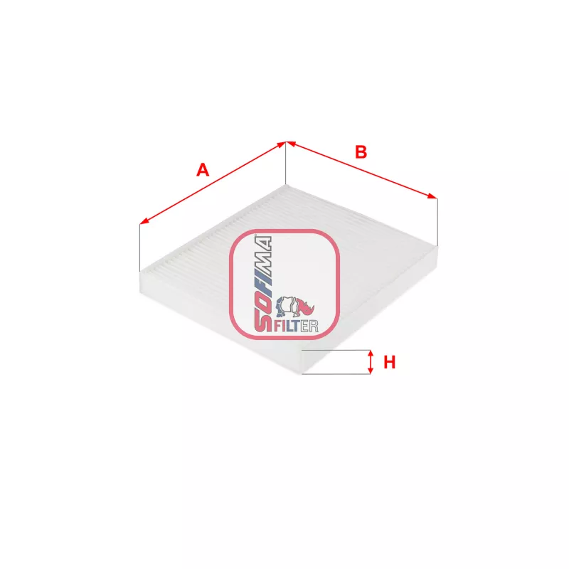 Filtre, air de l'habitacle SOFIMA S 3243 C