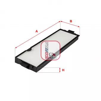 Filtre, air de l'habitacle SOFIMA S 3244 C