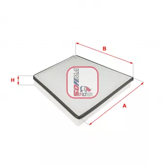 Filtre, air de l'habitacle SOFIMA S 3245 C