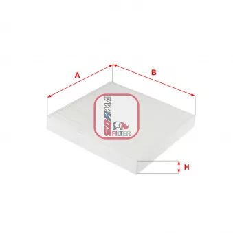 Filtre, air de l'habitacle SOFIMA S 3246 C