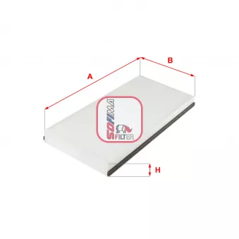 Filtre, air de l'habitacle SOFIMA S 3247 C