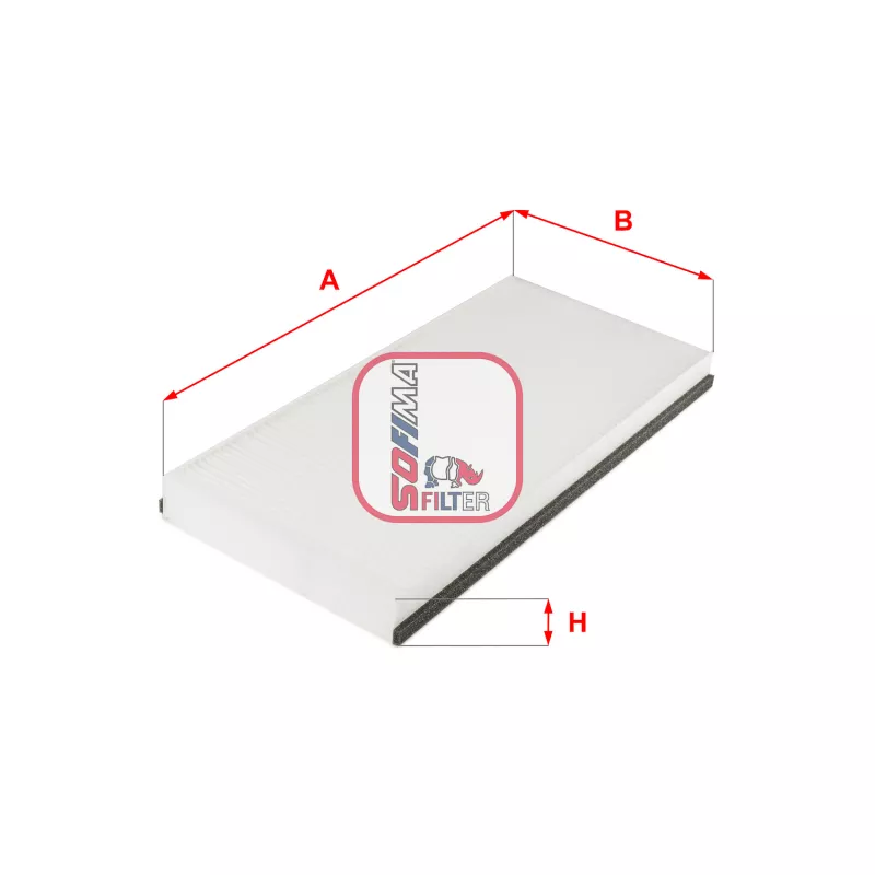 Filtre, air de l'habitacle SOFIMA S 3247 C