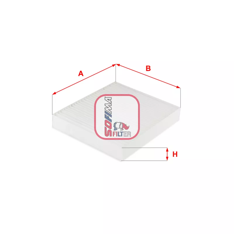 Filtre, air de l'habitacle SOFIMA S 3249 C